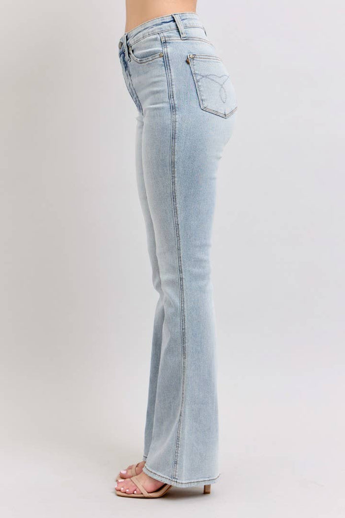 Multi Inseam High Waisted Tummy Control Bootcut: LT-Short / 0(24)