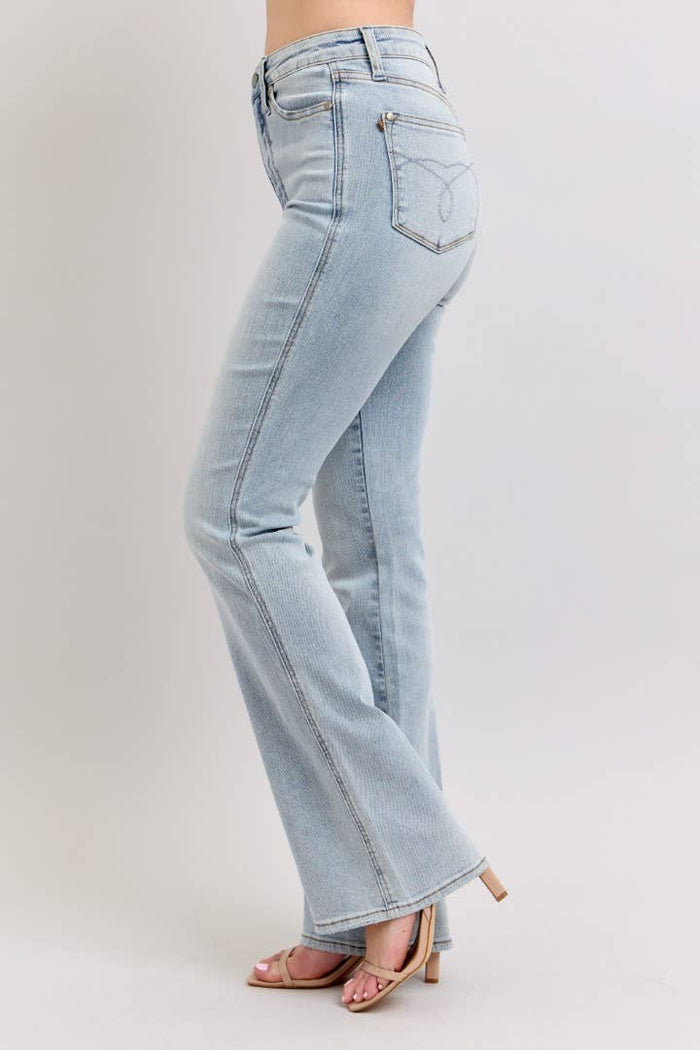 Multi Inseam High Waisted Tummy Control Bootcut: LT-Short / 0(24)