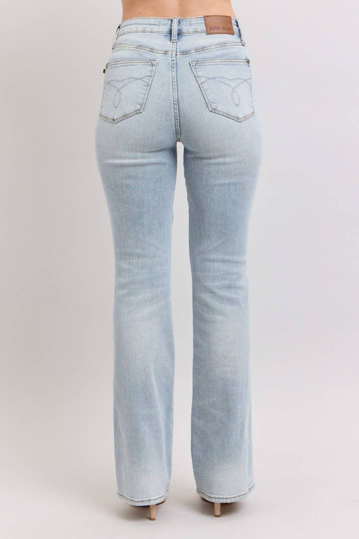 Multi Inseam High Waisted Tummy Control Bootcut: LT-Short / 0(24)