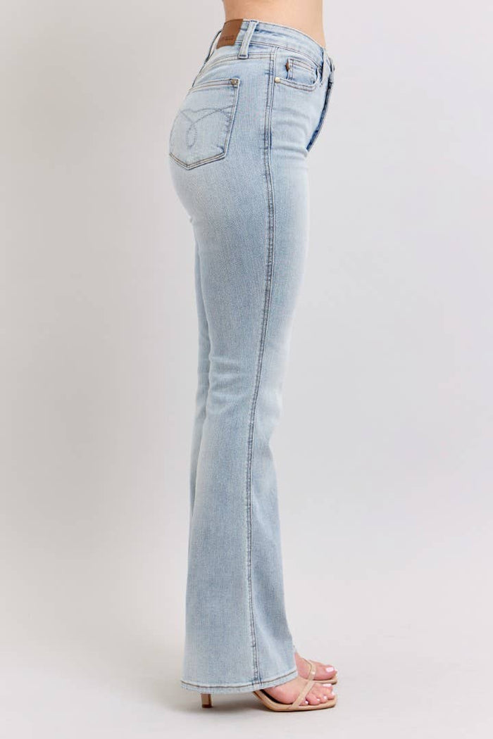 Multi Inseam High Waisted Tummy Control Bootcut: LT-Short / 0(24)