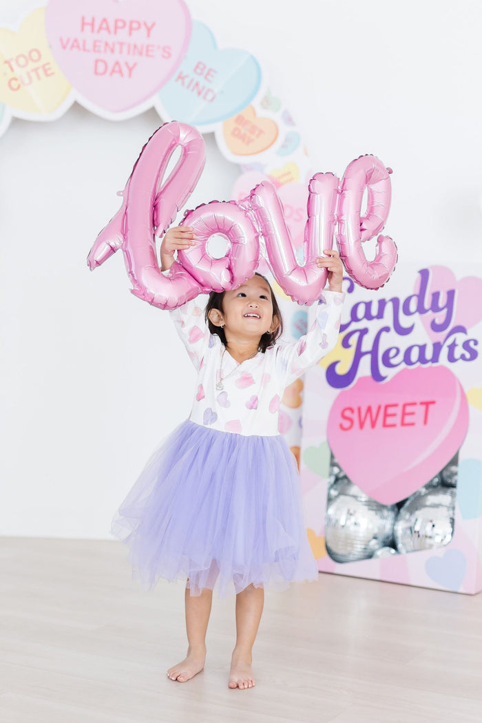 Never Miss a Beat L/S Tutu Dress-Mila & Rose ®