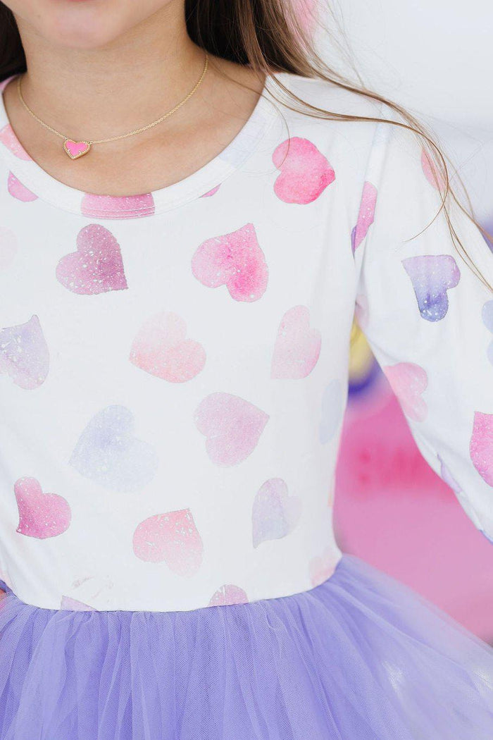 Never Miss a Beat L/S Tutu Dress-Mila & Rose ®