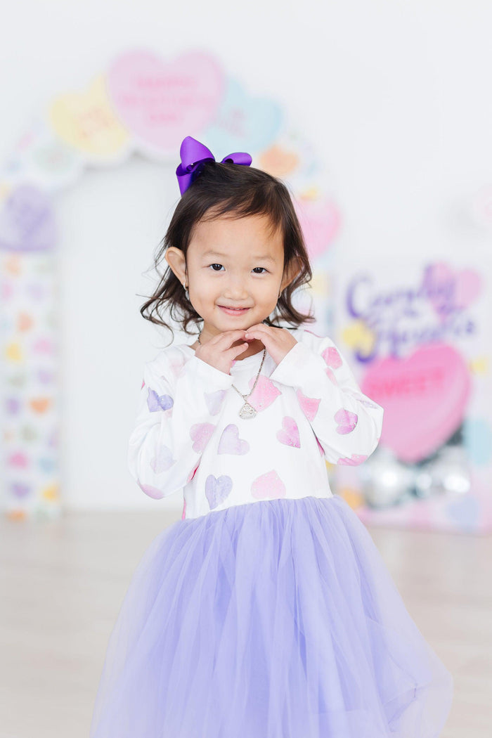 Never Miss a Beat L/S Tutu Dress-Mila & Rose ®