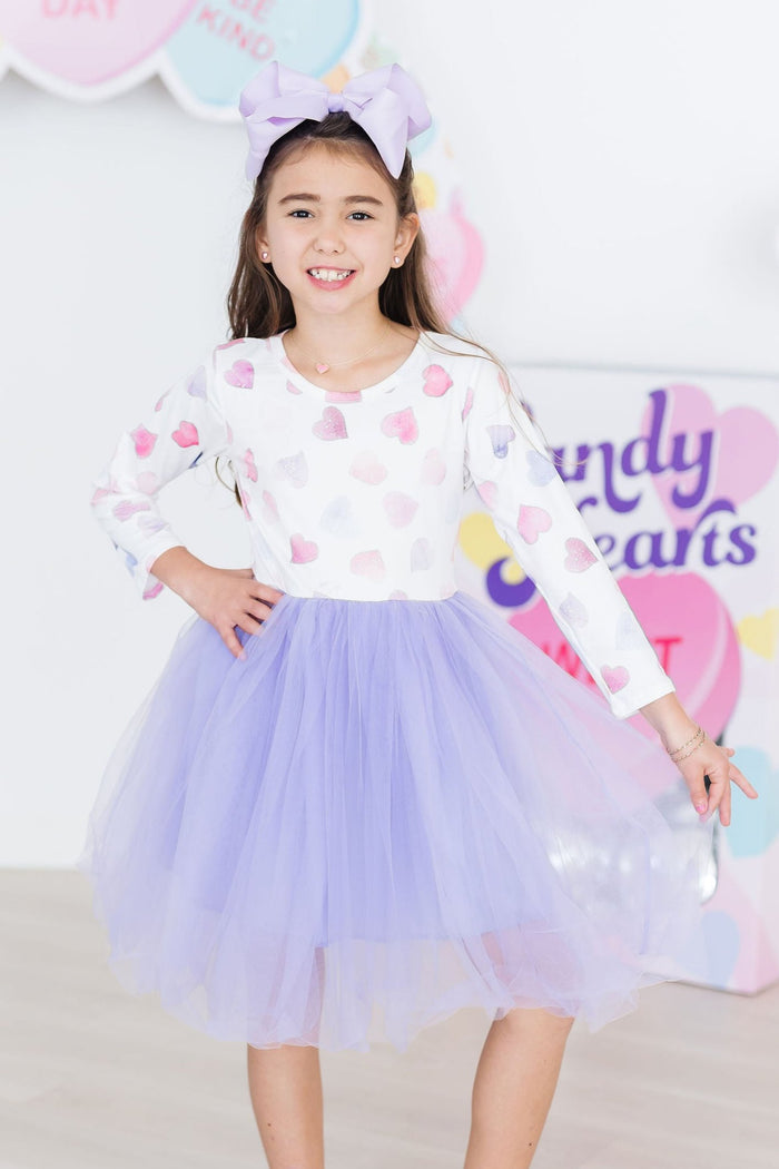 Never Miss a Beat L/S Tutu Dress-Mila & Rose ®