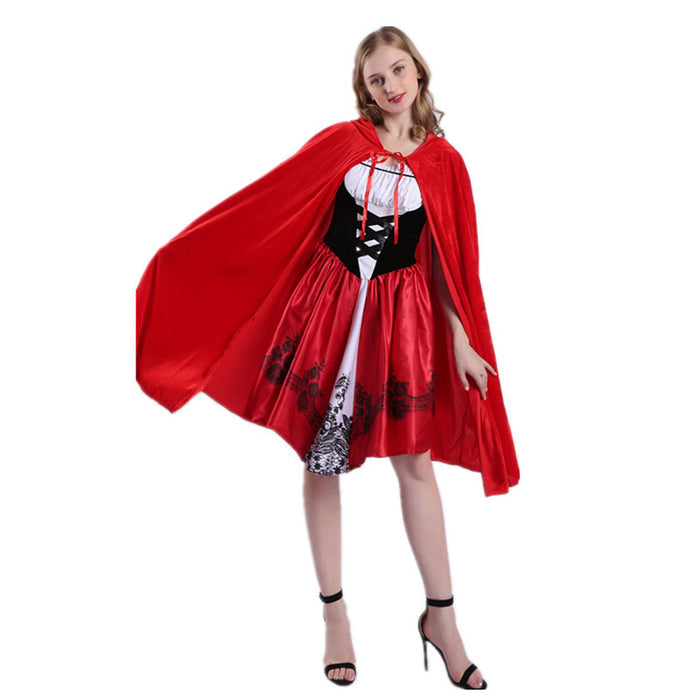 New Halloween Fairy Tales Little Red Riding Hood Playing Uniform