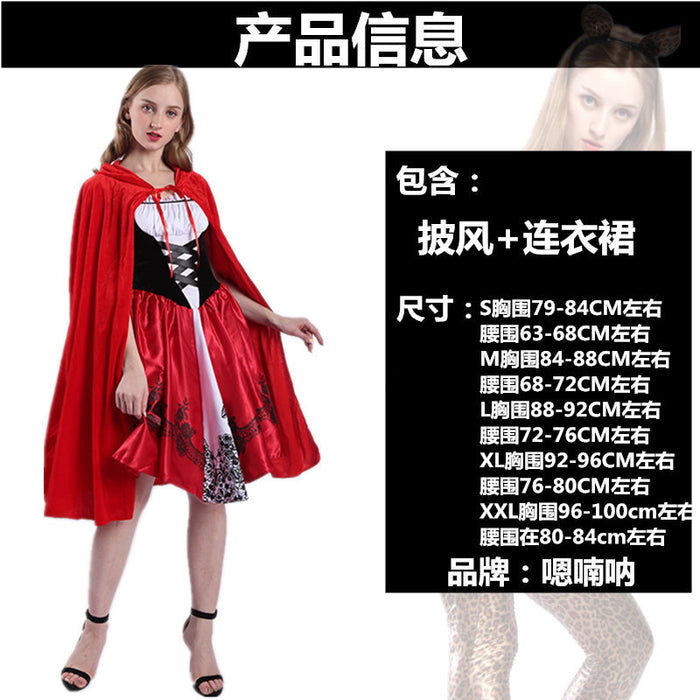 New Halloween Fairy Tales Little Red Riding Hood Playing Uniform