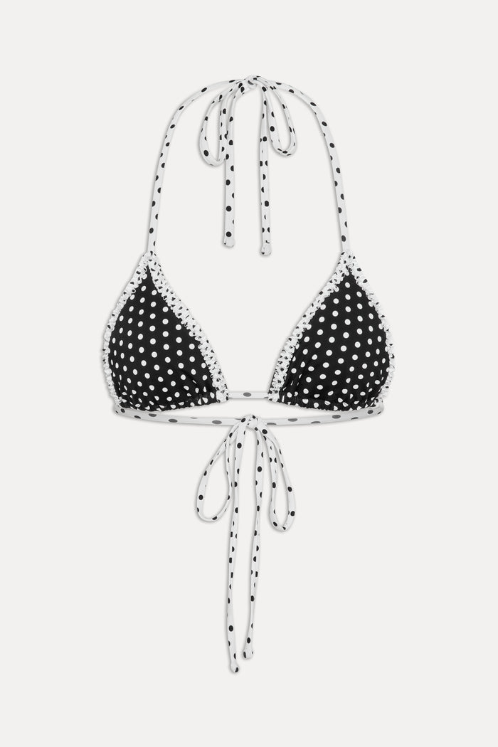 Nick Skimpy Triangle Bikini Top Classic Polka Dot