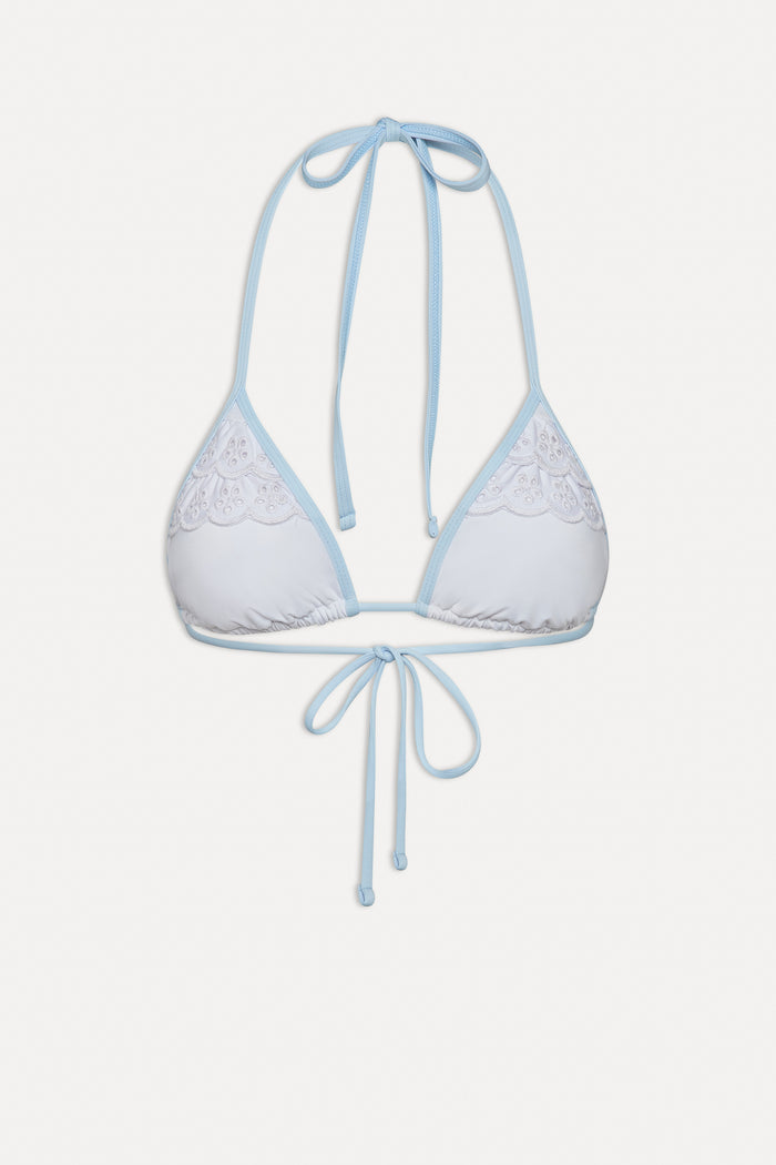 Nick Skimpy Triangle Bikini Top Spring Cloud