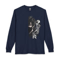 Ninja Mountain Long Sleeve Tee — Samurai Mask Graphic Shirt