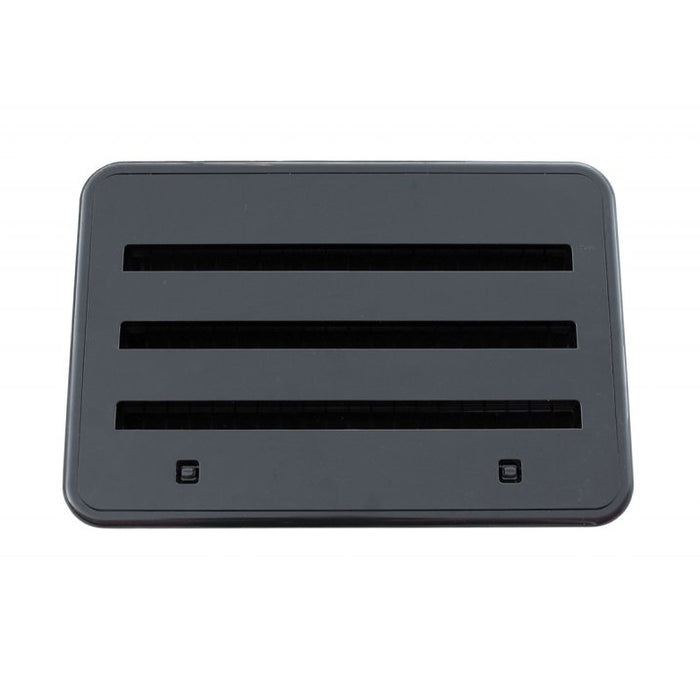 Black Norcold RV Refrigerator Vent - Exterior Surface | United RV Parts