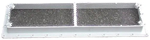 White Plastic Norcold 616319BWH Refrigerator Vent Base - Bottom View | United RV Parts