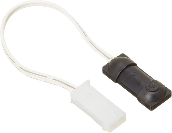 Norcold Thermistor Assembly 638391 with White Wiring Harness - Side View | United RV Parts