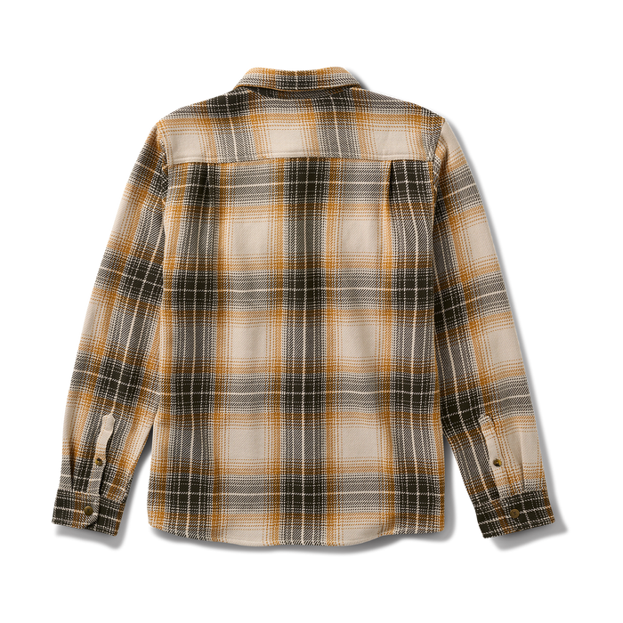 Adventurous Roark tartan plaid fabric, designed to enhance outdoor and travel experiences.