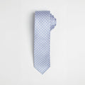 Pale blue houndstooth tie