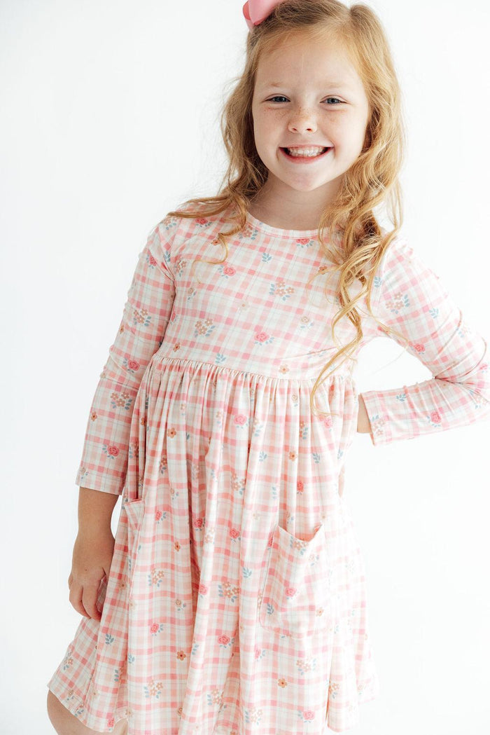 Off the Grid L/S Pocket Twirl Dress-Mila & Rose ®