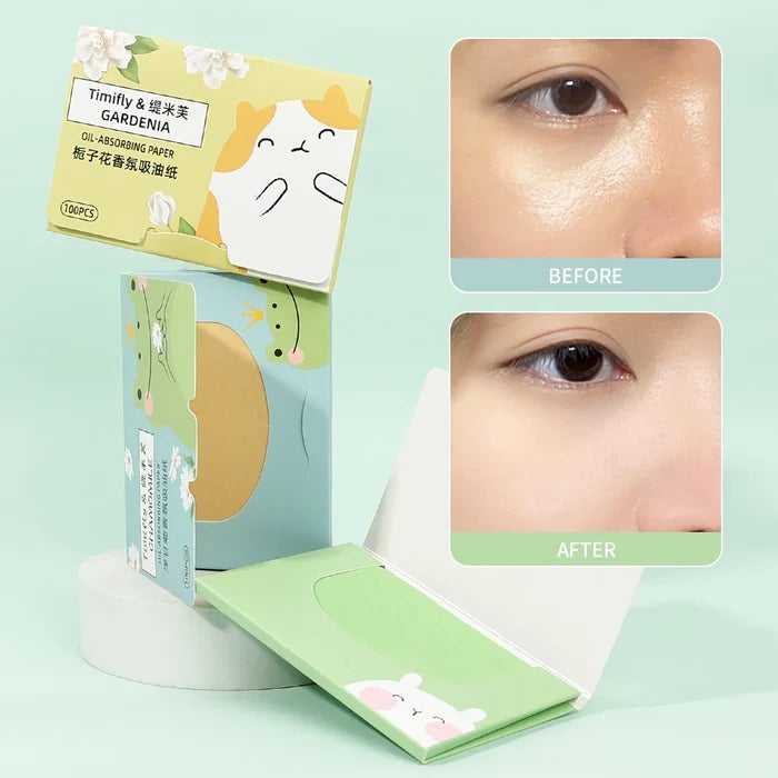 Oil Absorbing Paper Tissue Makeup Cleansing Oil Blotting Sheet