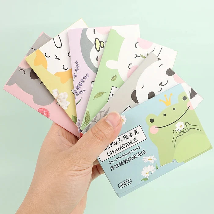 Oil Absorbing Paper Tissue Makeup Cleansing Oil Blotting Sheet