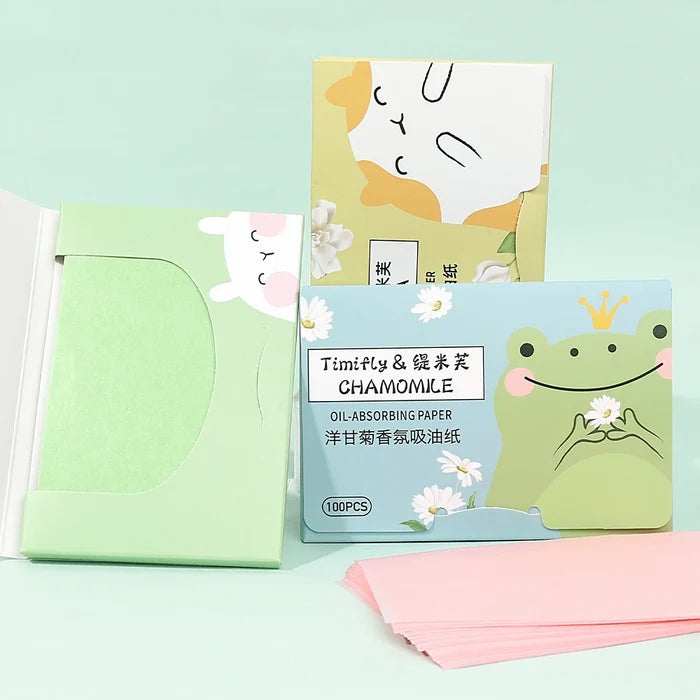 Oil Absorbing Paper Tissue Makeup Cleansing Oil Blotting Sheet