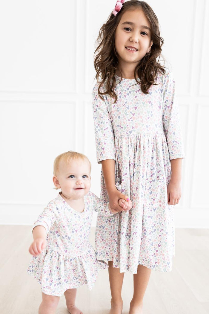 One in a Million 3/4 Sleeve Twirl Bodysuit-Mila & Rose ®