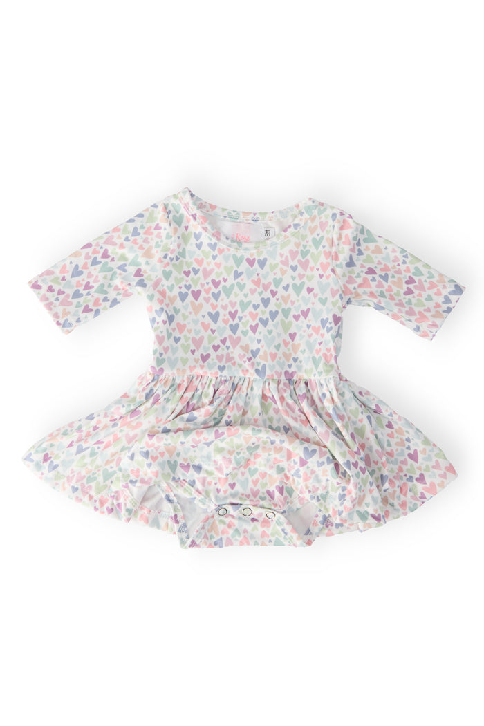 One in a Million 3/4 Sleeve Twirl Bodysuit-Mila & Rose ®