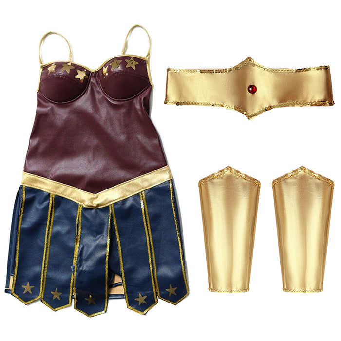 One Of a Kind Halloween Justice League Wonder Woman Cosplay Costume