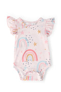 Over the Rainbow S/S Flutter Bodysuit-Mila & Rose ®