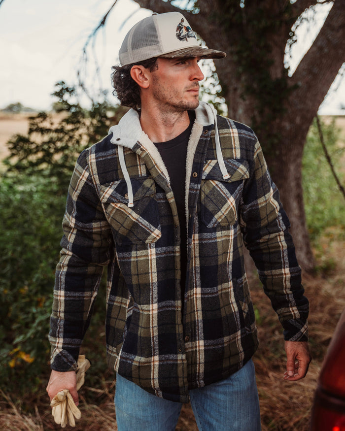 Overland Berber Flannel Shirt Jacket
