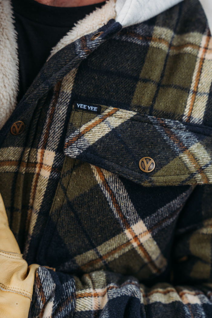 Overland Berber Flannel Shirt Jacket