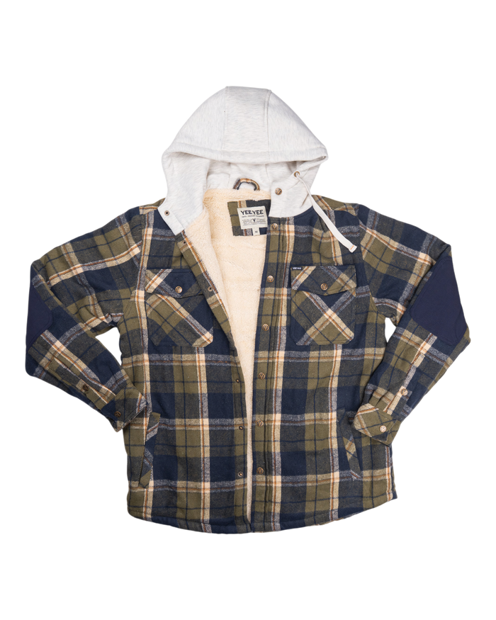 Overland Berber Flannel Shirt Jacket