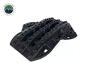 Black Polymer Traction Mat Pair - Angled View, 10K lb Recovery Boards for Snow Mud Sand | United RV Parts