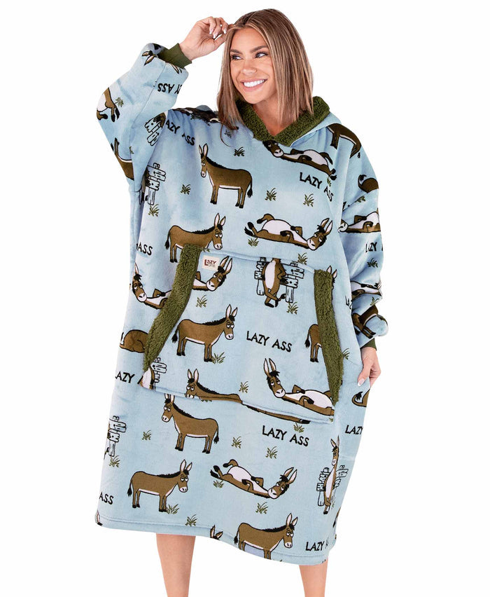 Oversized Wearable Blanket – Lazy Ass Blanket Hoodie