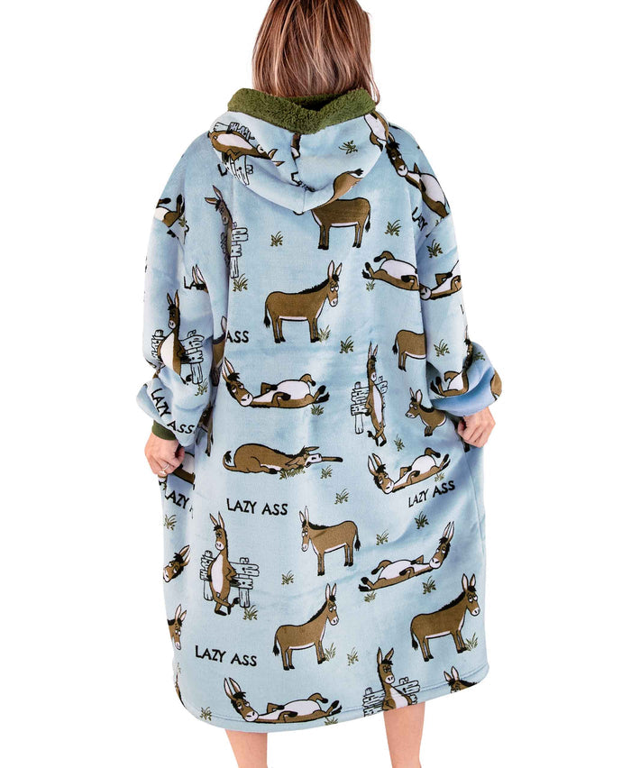 Oversized Wearable Blanket – Lazy Ass Blanket Hoodie