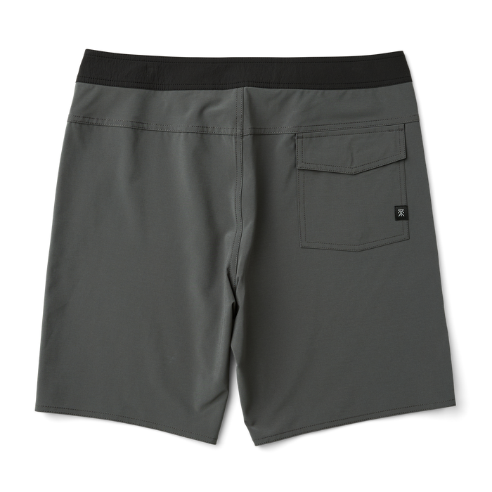 Versatile Roark Bermuda and boardshorts perfectly designed for adventure and outdoor activities, showcased in charcoal color.