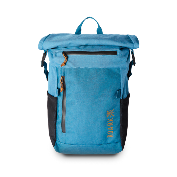 Roark Passenger 27L 2.0 Travel Bag in Slate, showcasing a front view of the bag.