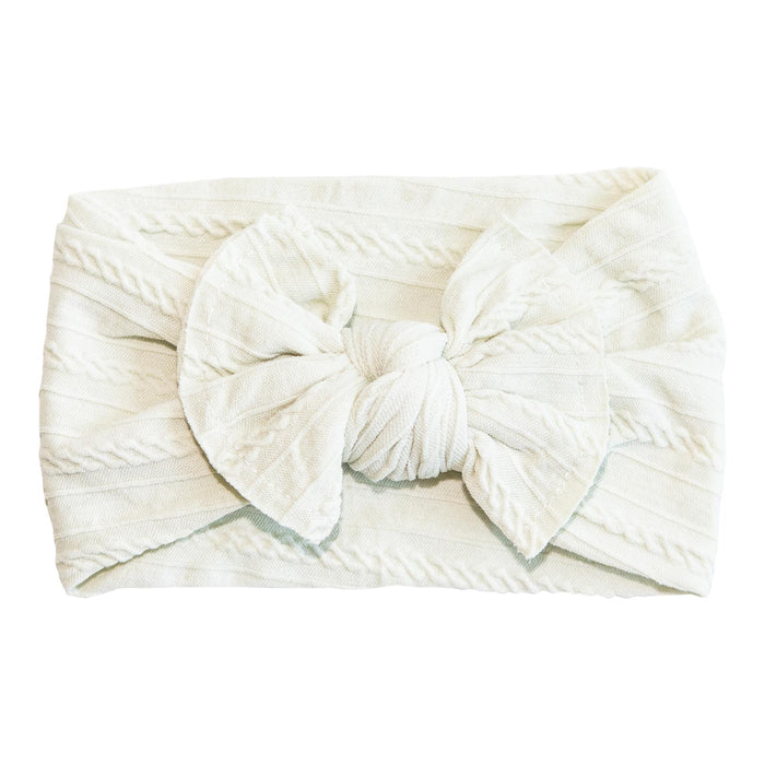 Pearl Cable Knit Nylon Headwrap-Mila & Rose ®