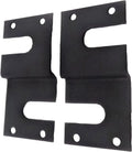 Black Metal Washer Dryer Mounting Brackets - Top View | United RV Parts