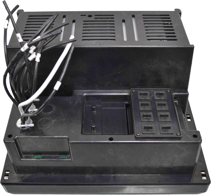 Black RV Power Distribution Panel - Interior View with Wiring | United RV Parts