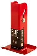 Red Fastway FLIP Automatic Jack Foot 6-Inch - Product View | United RV Parts