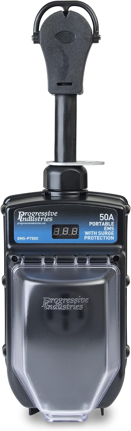 Progressive Industries EMS-PT50X 50 Amp Portable EMS - Front Display View | United RV Parts