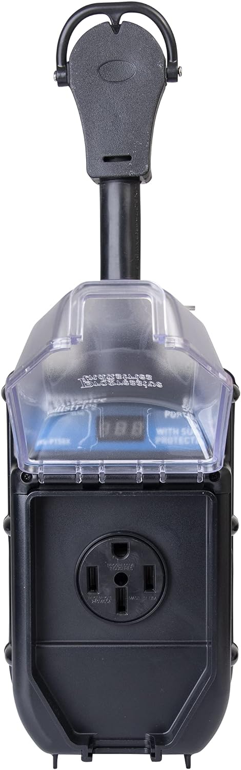 Progressive Industries EMS-PT50X RV Surge Protector - Clear Cover Open Detail | United RV Parts