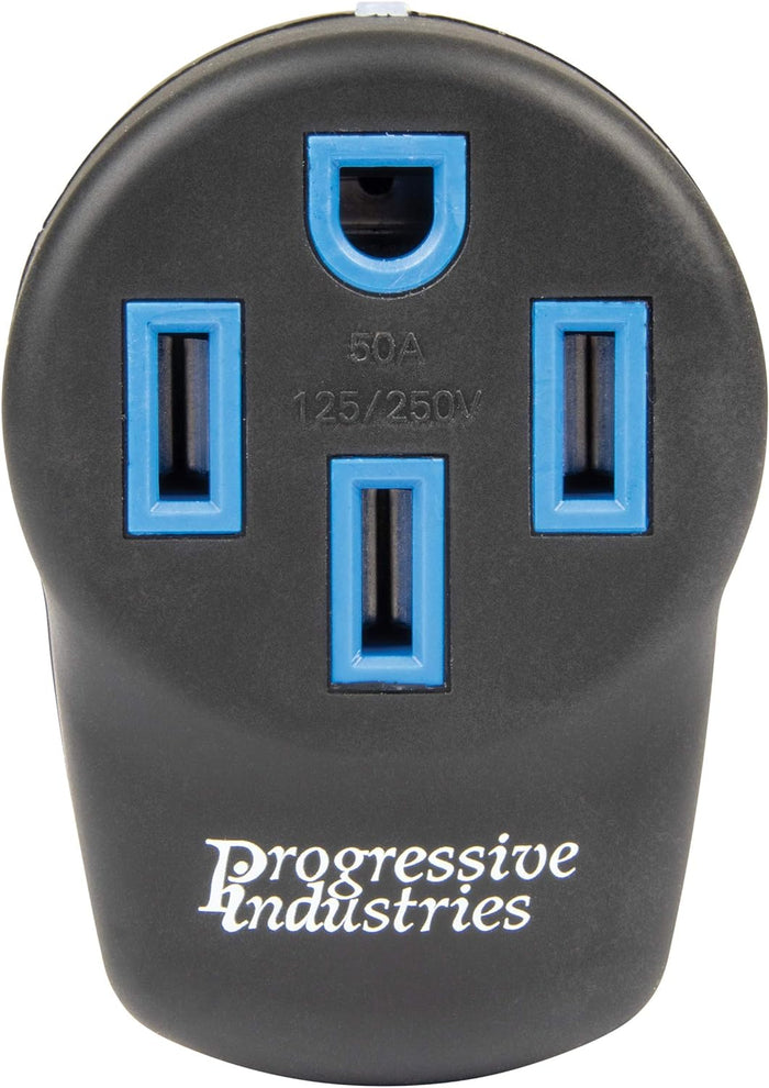 Progressive Industries RSM-50 RV Surge Protector - Front View with 50A Rating | United RV Parts