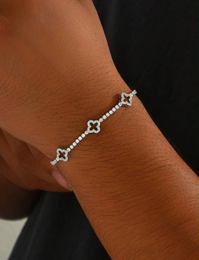 Pulsera de Trébol para Hombres