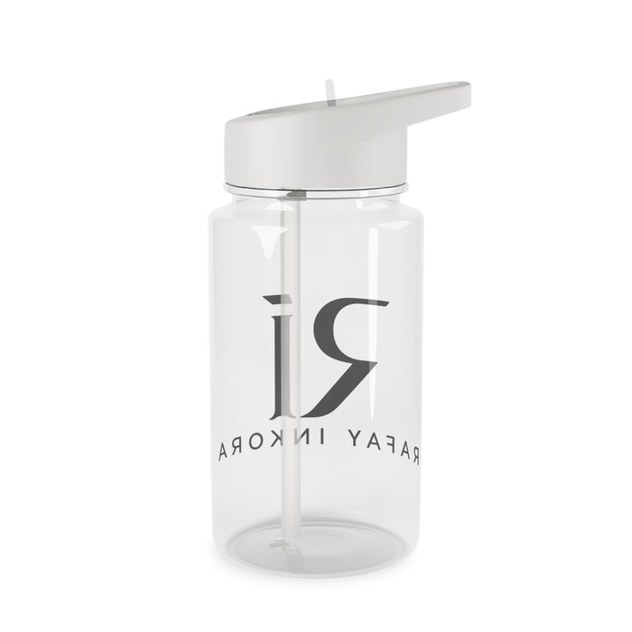 Rafay Inkora Branded Tritan Water Bottle — Clear Sports Bottle with Straw Lid