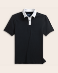Range Polo - Black w/ White Accents