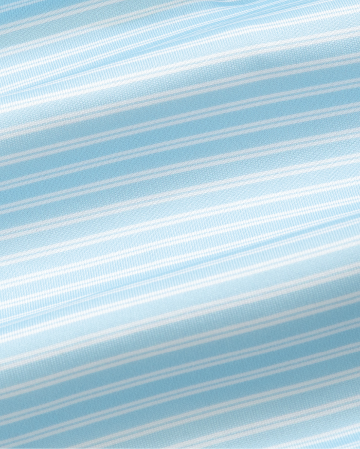 Range Polo - Light Blue w/ White Stripes