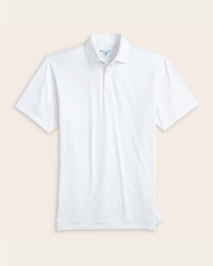 A cloud white polo shirt