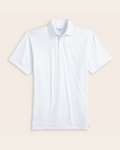 A cloud white polo shirt