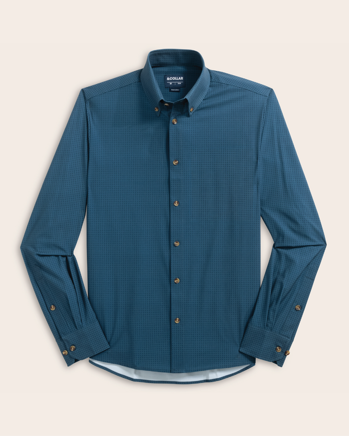 Range Shirt -  Navy / Grids