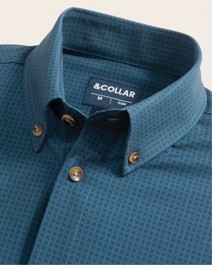 Range Shirt -  Navy / Grids
