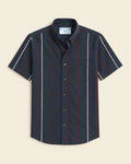 Range Shirt - Navy w/ Red and White Stripes